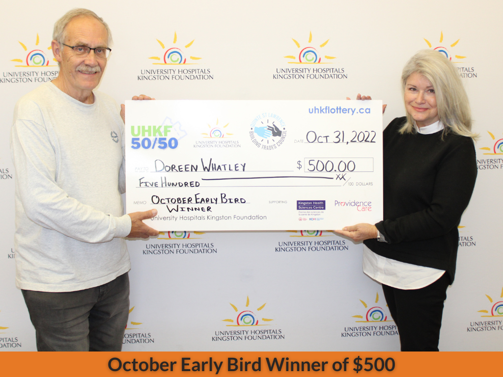 October $500 Early Bird Winner